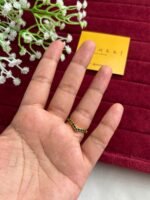 Green stone Beautiful design Adjustable size Rings♥️1265