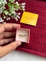 Green stone Beautiful design Adjustable size Rings♥️1265 - Image 3