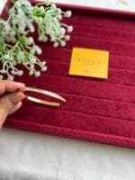 White stone design open bangle ✨ 1297 - Image 5