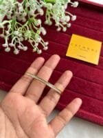 White stone design open bangle ✨ 1297 - Image 6