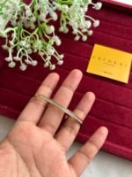 Beautiful White stone design open bangle♥️1278 - Image 3