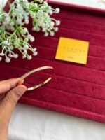 Beautiful White stone design open bangle♥️1278 - Image 6