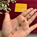 Multicolour charms 18kt Gold plated bracelet ♥️1280