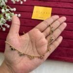 Beautiful multicolour charms design Golden necklace ✨ 1304