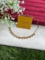 Stainless steel Beautiful Multicolour charm stone design Golden Necklace ♥️ 1302 - Image 2