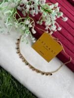 Stainless steel Beautiful Multicolour charm stone design Golden Necklace ♥️ 1302 - Image 3