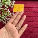 Stainless steel Beautiful Rosegold Circle design Adjustable Ring🌸 1286