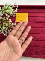 Stainless steel Beautiful Rosegold Circle design Adjustable Ring🌸 1286