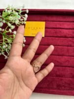 Stainless steel Beautiful Rosegold Circle design Adjustable Ring🌸 1286 - Image 5