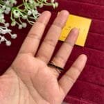 Trendy Black cross design Adjustable Ring✨1380