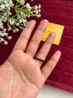 Trendy Black cross design Adjustable Ring✨1380