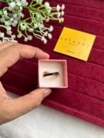 Trendy Black cross design Adjustable Ring✨1380 - Image 2