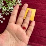 Beautiful Ruby stone adjustable ring✨1371