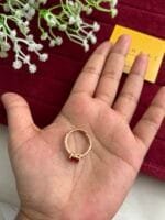 Beautiful Ruby stone adjustable ring✨1371 - Image 2