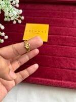 Beautiful flower design Golden Adjustable Ring✨1376