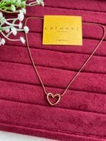 Stainless steel Beautiful heart design Golden Necklace ♥️1326 - Image 4
