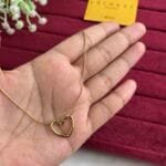 Stainless steel Beautiful heart design Golden Necklace ♥️1326