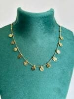 Beautiful tree charm design Golden Necklace✨1306 - Image 2