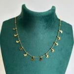 Stainless steel Beautiful butterfly charms Golden Necklace✨ 1307