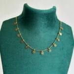 Beautiful flower Design Golden Necklace ✨1388