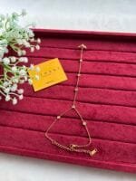 Stainless steel Beautiful hand chain with Ring❤️‍🔥 1320 - Image 2