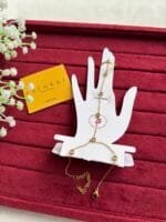 Stainless steel Beautiful hand chain with Ring❤️‍🔥 1320 - Image 4