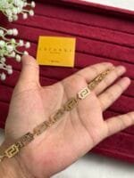 Beautiful Golden Rectangular design bracelet 🌟 1310 - Image 2