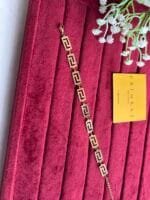 Beautiful Golden Rectangular design bracelet 🌟 1310 - Image 3