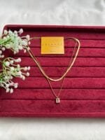 Stainless steel Double layer Golden Necklace ✨1357 - Image 4