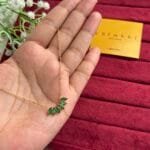 Beautiful Golden green stone Necklace ♥️1318