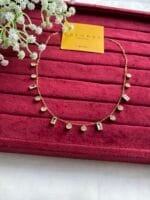 Beautiful white stone charms design Necklace 🌟 1311