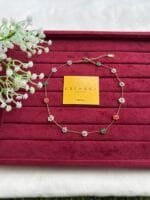 Stainless steel Beautiful multicolour flower design Golden Necklace 🌸 1319 - Image 5