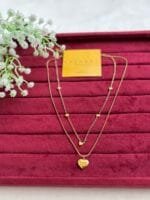 Double layer heart design Golden Necklace ♥️
1364 - Image 3