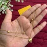 Double layer heart design Golden Necklace ♥️
1364