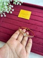 Beautiful white clover design open bangle🌟1333 - Image 3