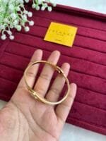 Beautiful white clover design open bangle🌟1333 - Image 2