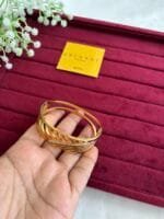 Beautiful broad design Golden open bangle♥️1341 - Image 3