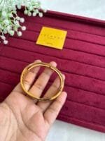 Beautiful broad design Golden open bangle♥️1341 - Image 4