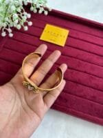 Stainless steel Beautiful flower design cuff type open bangle🌸 1390 - Image 6