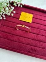 Stainless Beautiful Golden open bangle✨1389 - Image 2