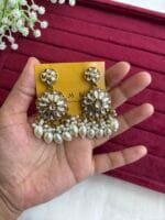 Trendy Beautiful Kundan earrings ♥️1344 - Image 4