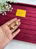 Trendy Beautiful drop Golden earrings✨1354 - Image 2