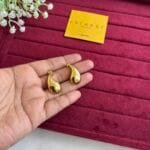 Trendy Beautiful drop Golden earrings✨1354