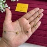 Beautiful heart design multicolour stone Necklace ♥️1430