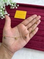 Beautiful heart design multicolour stone Necklace ♥️1430