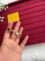 Stainless steel Beautiful Butterfly design Golden open bangle✨1386 - Image 2