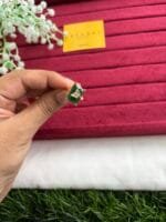 Green stone butterfly design Adjustable Ring✨1419