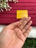 Beautiful Ruby and white stone Beautiful adjustable ring✨1424 - Image 3