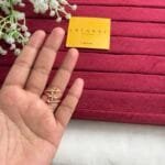 Beautiful flower design adjustable stone ring🌸1425