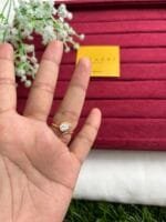 Beautiful white stone Adjustable ring✨1426 - Image 3